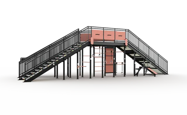Fitness stairs Y-model venstre Ember 