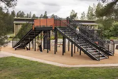 Fitness stairs Y-model venstre Ember