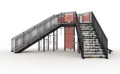 Fitness stairs U-model Ember