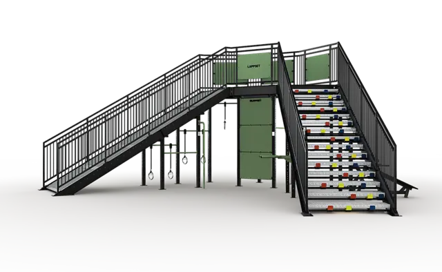 Fitness stairs U-model Meadow 