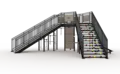 Fitness stairs U-model Mist