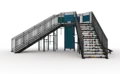 Fitness stairs U-model Snow