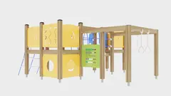 ABC Lucas lekeapparat L456 x B330 x H169 cm