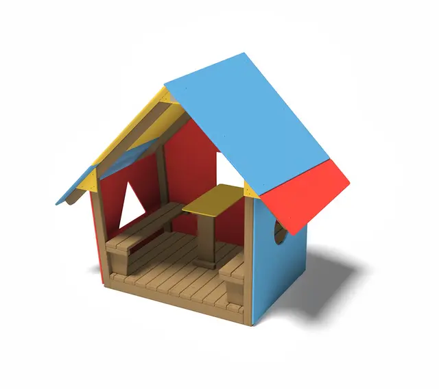 ABC Lekehus Trikolor L198 x B116 x H174 cm 