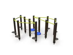 Senior sport circular track L294 x B348 x H139 cm