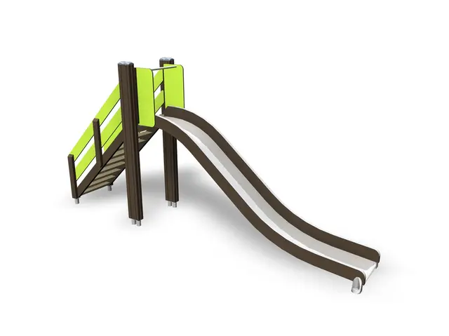 Finno Sklie med ramp, høy L415 x B90 x H229 cm 