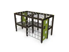 Klatrekube med veggpanel L330 x B170 x H198 cm