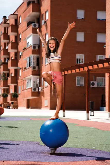 Precision ball blå L45 x B45 x H52 cm 