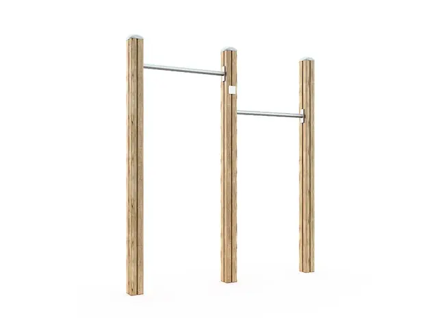 Clover turnstenger med 2 høyder smal L169 x B9,5 x H189 cm 