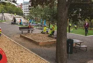 Clover sandkasse L249 x B249 x H38 cm