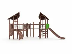 Flora goblins lekeapparat brun L502 x B733 x H382 cm