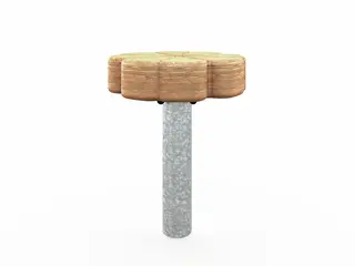 Flora balansestolpe kløver L28 x B28 x H47 cm