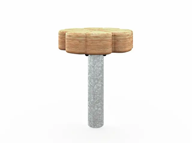 Flora kløver balansestolpe natur L28 x B28 x H47 cm 