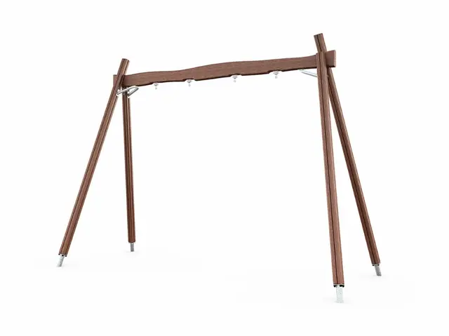 Flora dobbelt huskestativ brun L396 x B157 x H285 cm 