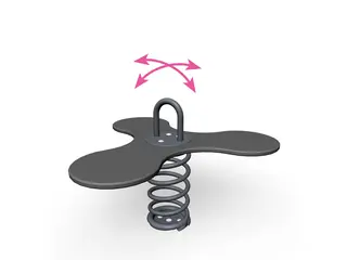 Cloxx Vippe Rhodium L85 x B78 x H60 cm