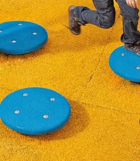 Balanseplate med gummi L45 x B45 x H30 cm