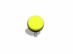 Cloxx Parkour precision ball yellow L45 x B45 x H54 cm