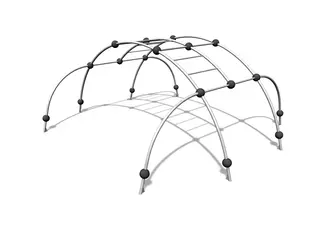Cloxx Parkour gibbonswing L L566 x B609 x H265 cm