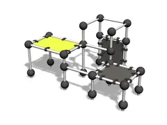 Cloxx Parkour spider cage XS L288 x B177 x H150 cm