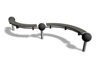 Cloxx Parkour precision bar wide L177 x B177 x H45 cm