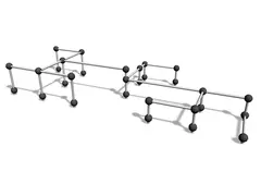 Cloxx Parkour vault rails L L685 x B289 x H103 cm