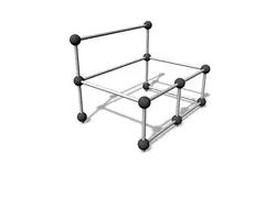 Cloxx Parkour vault cage M L242 x B177 x H181 cm