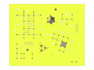 Cloxx Parkour M L1700 x B1400 cm