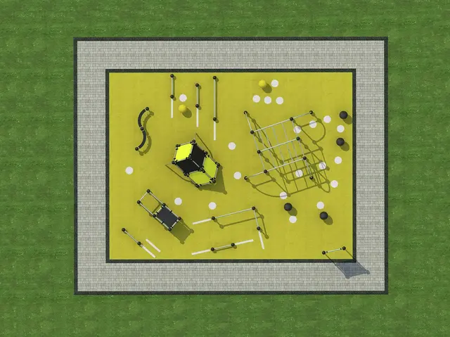 Cloxx Parkour area 5 L1300 x B1000 cm 