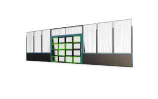 Sutu HPL ballvegg XL L1025 x H280 cm