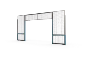 Sutu ballvegg gitter M L565 x H280 cm