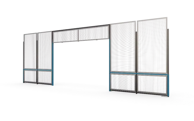 Sutu ballvegg gitter L L795 x H280 cm 