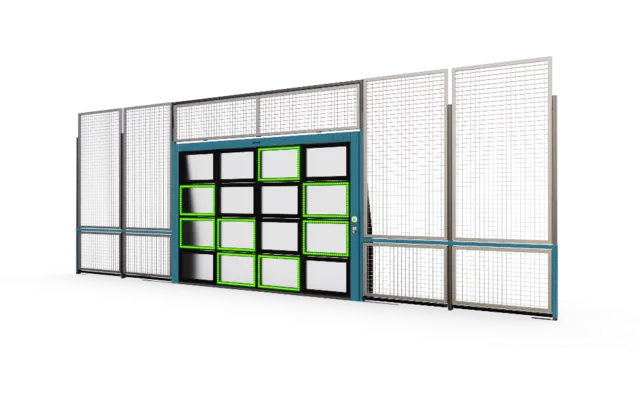 Sutu ballvegg gitter L L795 x H280 cm 