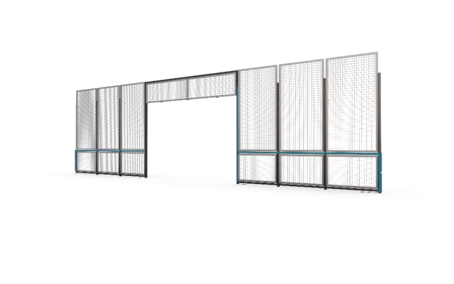 Sutu ballvegg gitter XL L1025 x H280 cm 