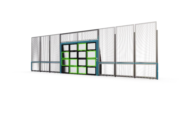 Sutu ballvegg gitter XL L1025 x H280 cm 