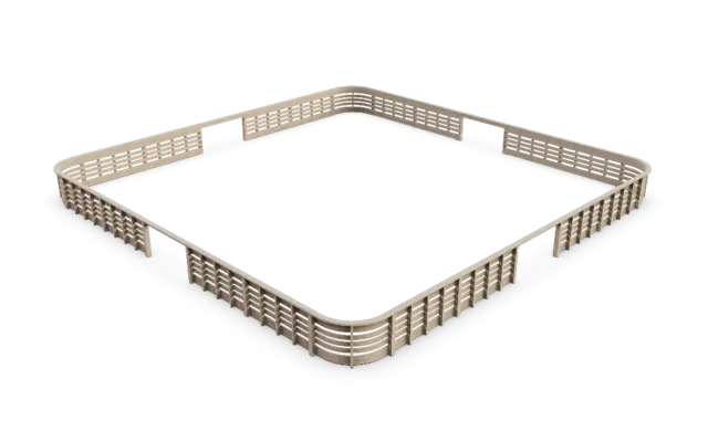 Toro Ace Arena M, uten inngang L1180 x B1180 cm 