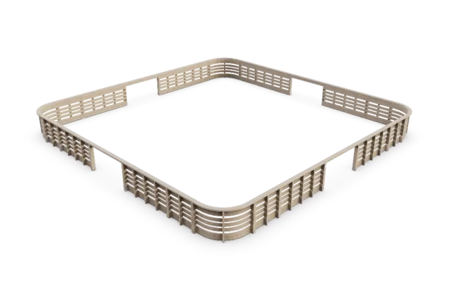 Toro Ace Arena S, uten inngang L980 x B980 cm 