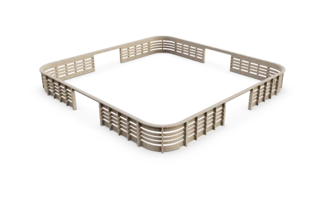 Toro Ace Arena XS, uten inngang L780 x B780 cm 