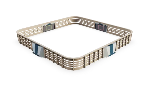 Toro Ace Arena XS, uten inngang L780 x B780 cm 