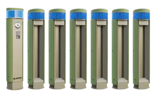 Memo deksel plast grønn