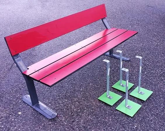 Nedgravingsfundament  parkmøbler Lappset Pakke à 4 stk 