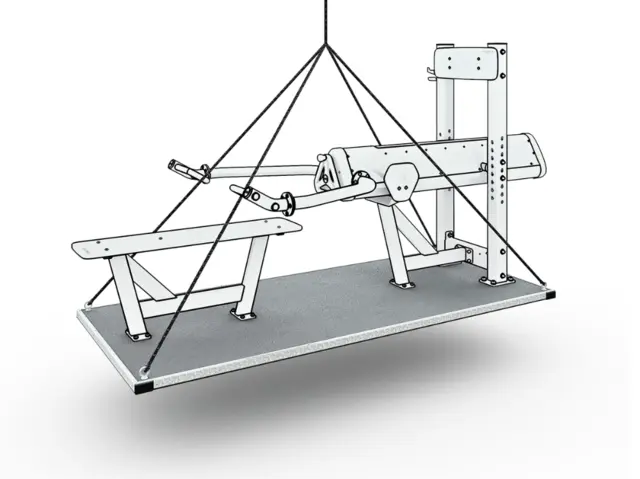 Sisu flyttbar plattform L260 x B110 x H4,5 cm 