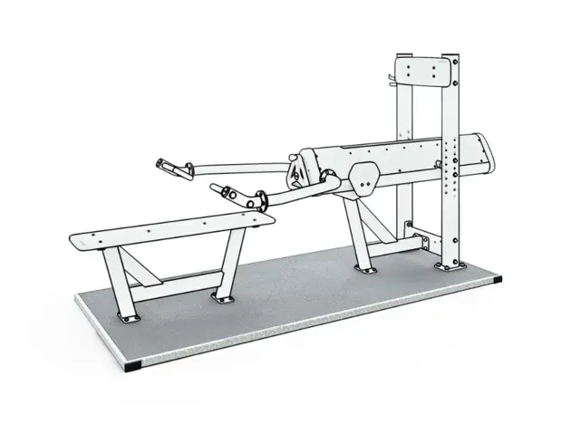 Sisu flyttbar plattform L260 x B110 x H4,5 cm 