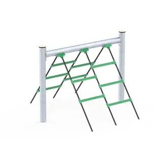 Balkan klatrebom med nett L140 x B139 x H100 cm