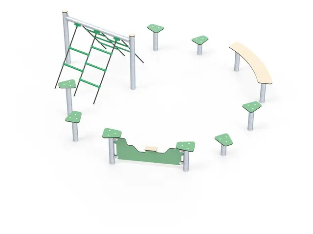 Balansebane rund L360 x B340 x H100 cm 