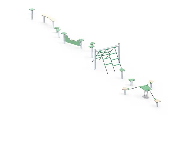 Balansebane rett L1100 x B150 x H100 cm 