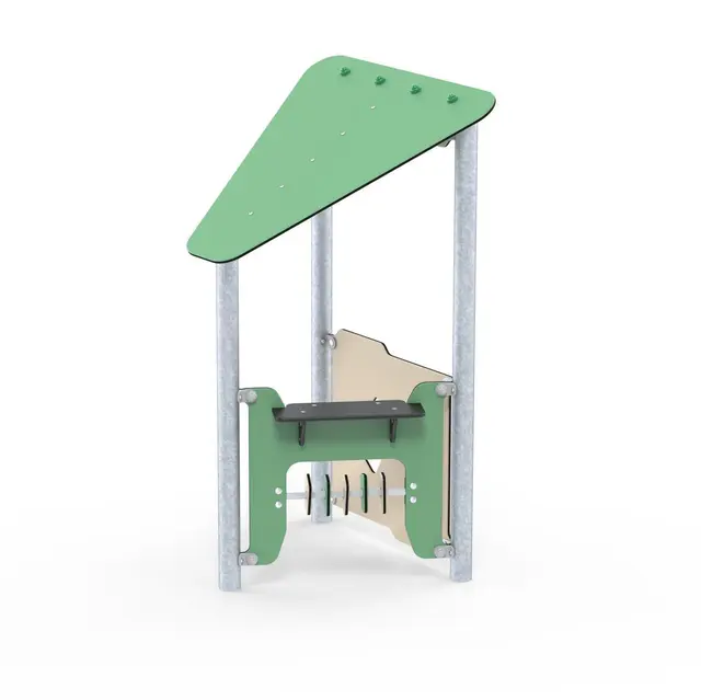 Ben lite lekehus med lekepanel L100 x B92 x H172 cm 