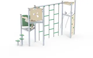 Baxter klatrenett med glidestenger L466 x B210 x H222 cm