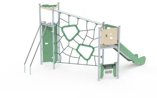Benja klatresystem med sklie L531 x B265 x H272 cm