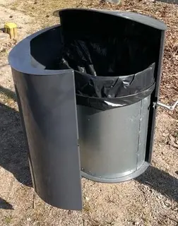 Kita avfallsdunk 100 l Ø40 x H88 cm