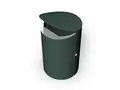 Kita avfallsdunk 60 l gr&#248;nn RAL 6012 &#216;40 x H72 cm